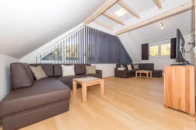 Ein Sitzbereich in der Unterkunft Apartment Angerer Bad Aussee