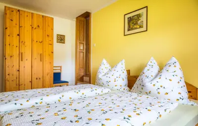 Ein Bett oder Betten in einem Zimmer der Unterkunft Starbauer