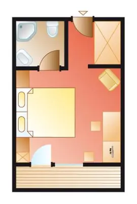 Grundriss der Unterkunft Gästehaus Emmi