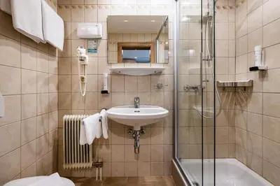 Ein Badezimmer in der Unterkunft Der Burgblick-Adults Only