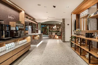 Küche/Küchenzeile in der Unterkunft Hotel Stegerbräu