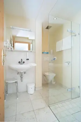 Ein Badezimmer in der Unterkunft Fürbaß Haus