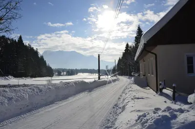 Haus Rosina im Winter