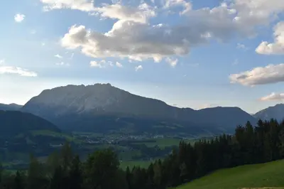 Naturlandschaft in der Nähe des Bauernhofs