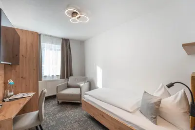 Ein Sitzbereich in der Unterkunft Hotel Solaria