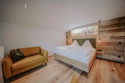 Ein Bett oder Betten in einem Zimmer der Unterkunft Frühstückspension Friedheim