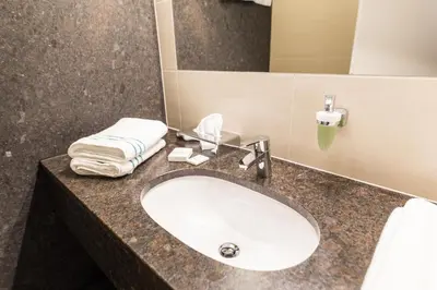 Ein Badezimmer in der Unterkunft Villa Bergzauber