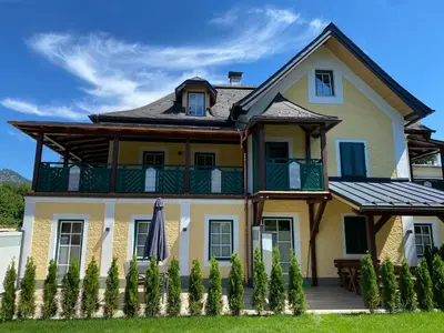 Das Gebäude in dem sich die Ferienwohnung befindet