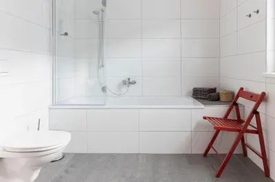 Ein Badezimmer in der Unterkunft Fleischerei - Apartments, Cafe & Weinbar