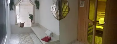 Ein Sitzbereich in der Unterkunft Gut Römerhof