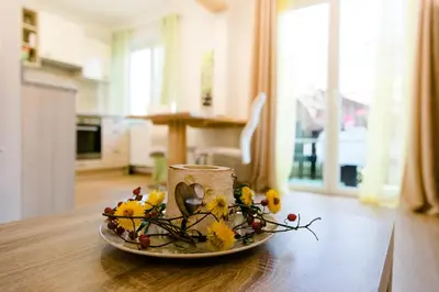 Essen in der Ferienwohnung oder in der Nähe