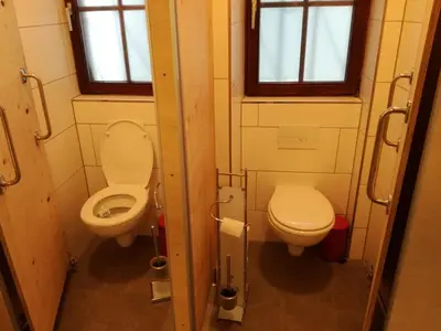 Ein Badezimmer in der Unterkunft Hostel Bad Goisern