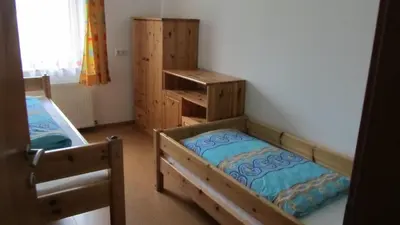 Ein Bett oder Betten in einem Zimmer der Unterkunft Large cozy apartment Grubweg 130 qm