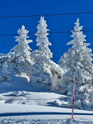 Appartement Silbermond im Winter