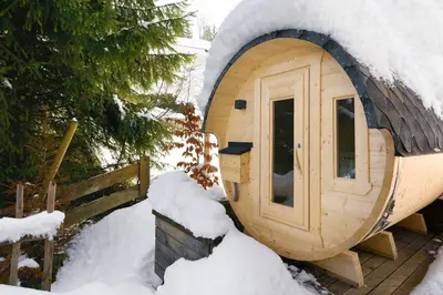LISA-Chalets im Winter