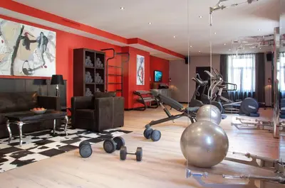Das Fitnesscenter und/oder die Fitnesseinrichtungen in der Unterkunft Cortisen am See - Adults only