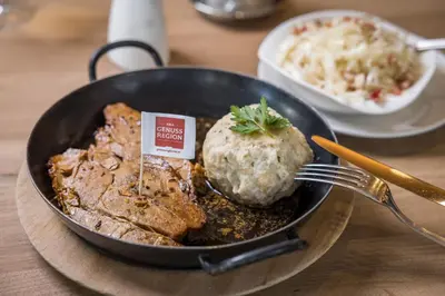 Essen im Gasthaus oder in der Nähe
