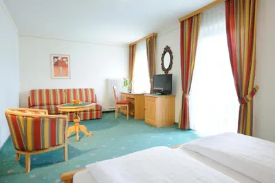 Ein Bett oder Betten in einem Zimmer der Unterkunft Frühstückspension Huber