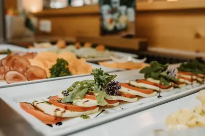 Essen im Hotel oder in der Nähe