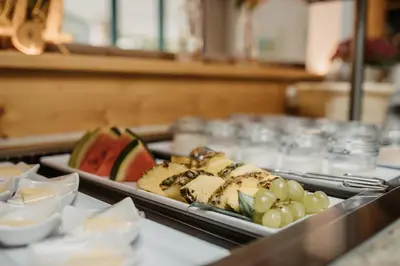 Essen im Hotel oder in der Nähe