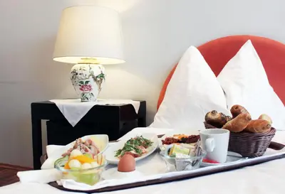 Essen im Hotel oder in der Nähe