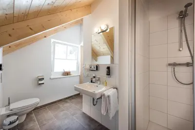 Ein Badezimmer in der Unterkunft AlpenParks Hagan Lodge Altaussee