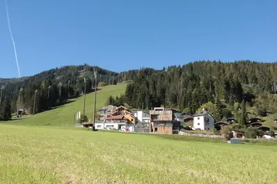 Naturlandschaft in der Nähe des Ferienhauses