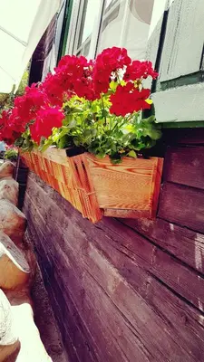 Ein Balkon oder eine Terrasse in der Unterkunft Alpen Natur Camp