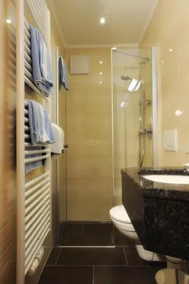 Ein Badezimmer in der Unterkunft Hocheck