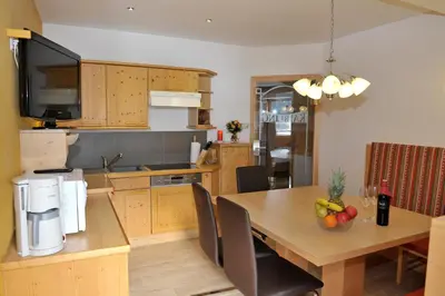 Küche/Küchenzeile in der Unterkunft Apartmenthaus Sonnenhang