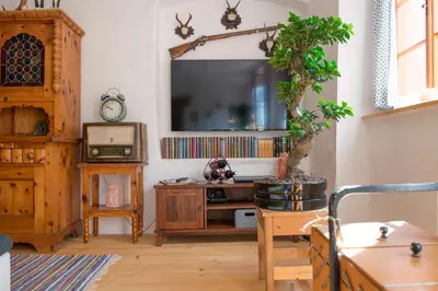 TV/Unterhaltungsangebot in der Unterkunft Salzhaus