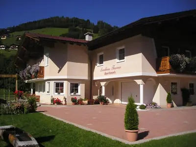 Das Gebäude in dem sich die Ferienwohnung befindet