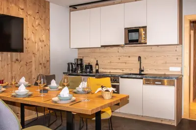 Küche/Küchenzeile in der Unterkunft Landhaus Thurner