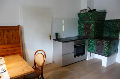 Küche/Küchenzeile in der Unterkunft Haus Moser