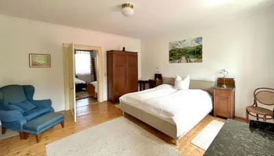 Ein Bett oder Betten in einem Zimmer der Unterkunft Haus Moser