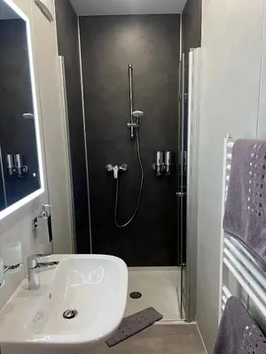 Ein Badezimmer in der Unterkunft Leitner