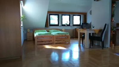 Ein Bett oder Betten in einem Zimmer der Unterkunft Haus Ruf