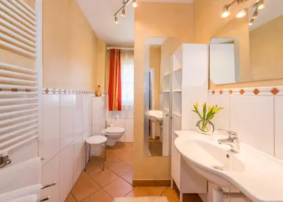 Ein Badezimmer in der Unterkunft MEINE HEIMAT - Apartments in Ramsau am Dachstein - inklusive SOMMERCARD