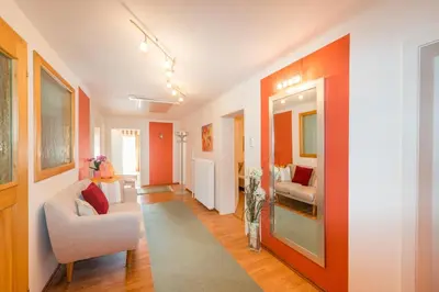 Ein Bett oder Betten in einem Zimmer der Unterkunft MEINE HEIMAT - Apartments in Ramsau am Dachstein - inklusive SOMMERCARD