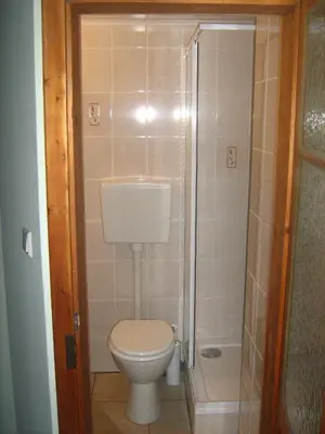 Ein Badezimmer in der Unterkunft Das Haus am See