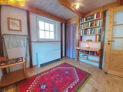 Die Bibliothek im Ferienhaus
