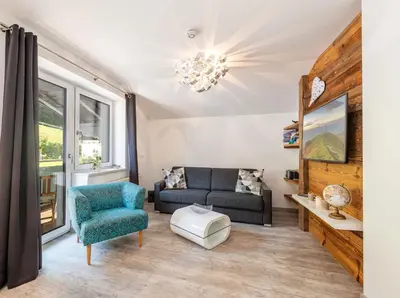 Ein Sitzbereich in der Unterkunft Mountain Love Appartements - by myNests