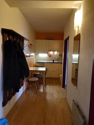 Küche/Küchenzeile in der Unterkunft Panoramis apartment in Schladming