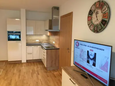 Küche/Küchenzeile in der Unterkunft Haus am Sonnenhang by Schladmingurlaub