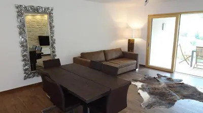 Ein Sitzbereich in der Unterkunft Haus am Sonnenhang by Schladmingurlaub