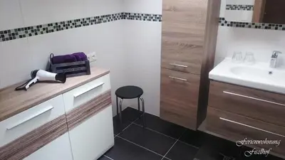 Ein Badezimmer in der Unterkunft Fitzlhof