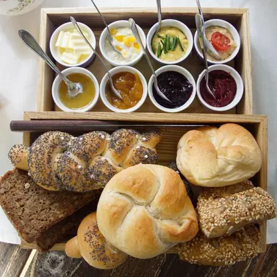 Essen im Bed & Breakfast oder in der Nähe