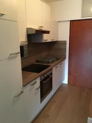 Küche/Küchenzeile in der Unterkunft Ferienwohnung Kogelblick Gosau