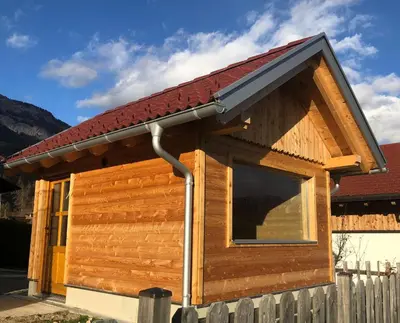 Das Gebäude in dem sich die Ferienwohnung befindet