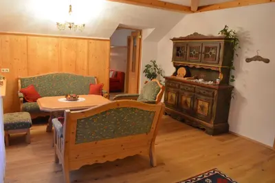 Ein Sitzbereich in der Unterkunft Apartment Ivkadan